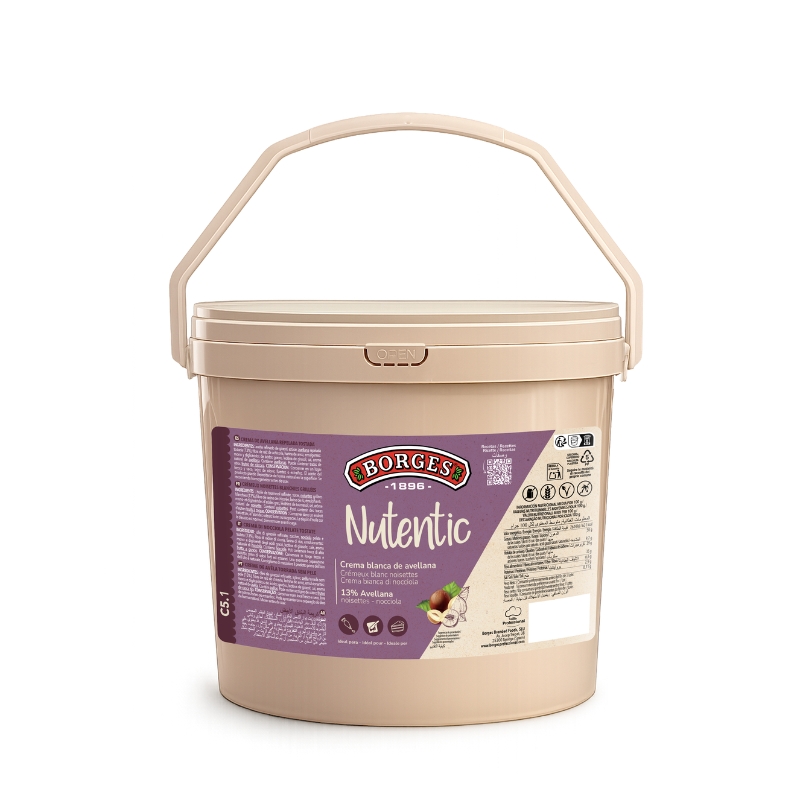 Crema de Avellana Blanca 13% Nutentic